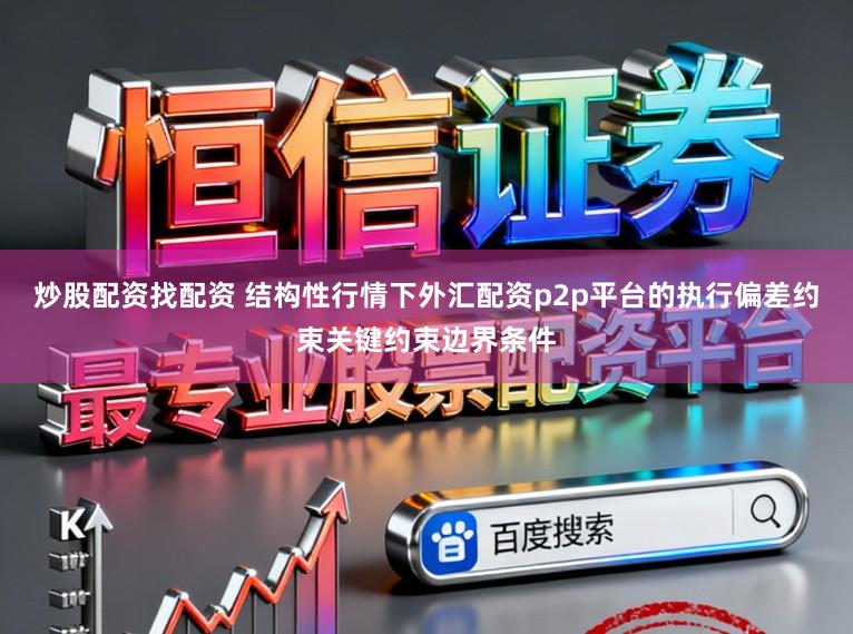 炒股配资找配资 结构性行情下外汇配资p2p平台的执行偏差约束关键约束边界条件