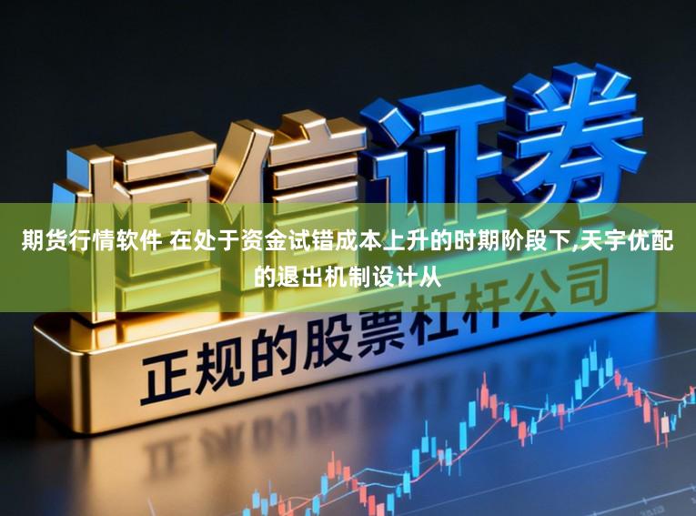 期货行情软件 在处于资金试错成本上升的时期阶段下,天宇优配的退出机制设计从